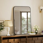 BEAUTYPEAK 24" x 36" Rectangular Aluminum Alloy Frame Wall Mounted Bathroom - Image 7