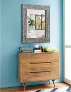 Rustic Wall Mirror Farmhouse, - Image 4