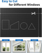 Sumobaby Blackout Curtains for Bedroom 61"x100" Portable No Drill Black Out - Image 4