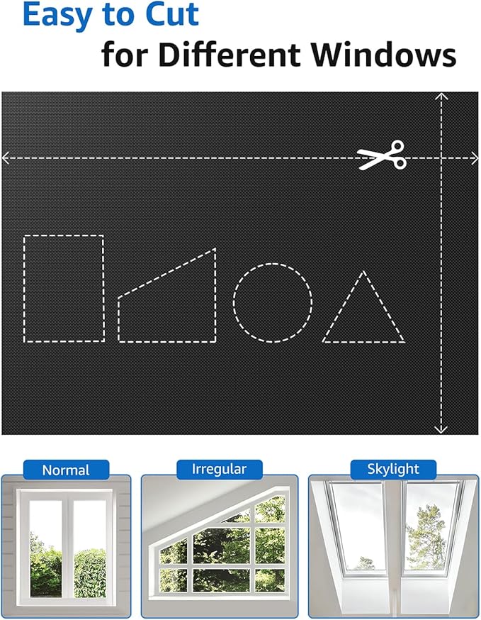 Sumobaby Blackout Curtains for Bedroom Portable 71"x68", No Drill Blackout - Image 4
