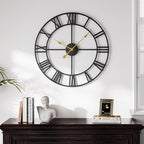 Cuspin 20 Inch Wall Clock Large Clock Battery Operated - Image 2