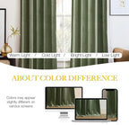 NICETOWN Sage Green Velvet Backdrop Curtains 144 inches Long 2 Panels, Wall - Image 4