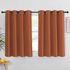 NICETOWN Blackout Burnt Orange Curtain 54 inches Long by NICETOWN