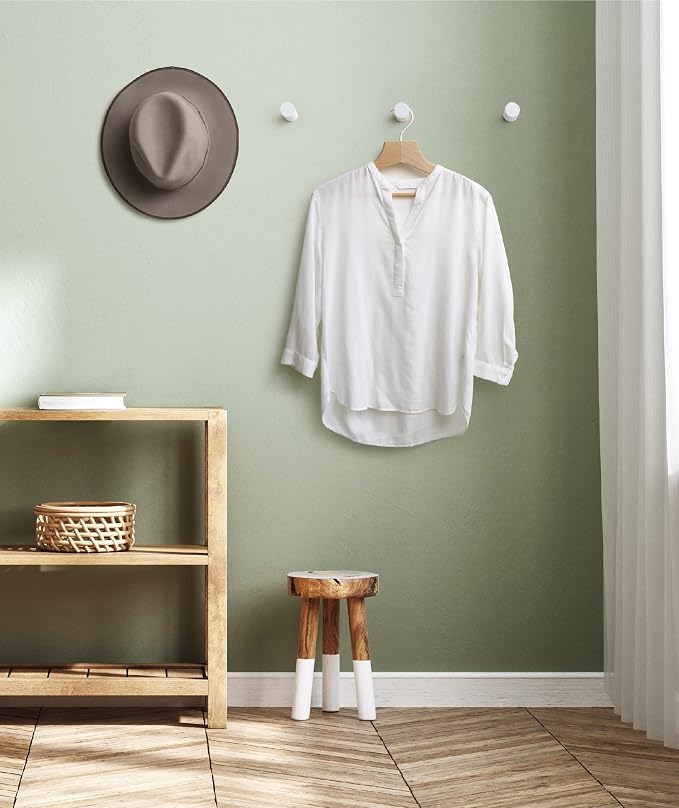 NAUMOO Wooden White Wall Hooks - Image 7