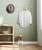 NAUMOO Wooden White Wall Hooks - Image 7