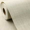 SHUFA Gray Beige Cotton-Like Textured Grasscloth Wallpaper Matte Thick Real by Unknown