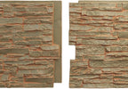 EverStone Canyon Ridge Faux Stone Panel, 45 3/4"W x 24 1/2"H x 1 1/4"D - Image 8
