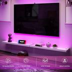 BAMEOS RGB LED Floating Shelves - Image 3