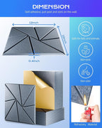 22 Pack Acoustic Panels, Sound Proof Foam Panels - Image 3