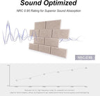 WoveN SounD Brick Acoustic Wall Panels Seamless Visual, High Density, Sound - Image 3