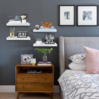 QEEIG Floating Shelves for Wall Bathroom Shelf Bedroom Kitchen Living Room - Image 6