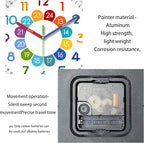 XFM Silent Kids Wall Clock 8 Inch Non Ticking Battery Operated Kids Teaching - Image 6