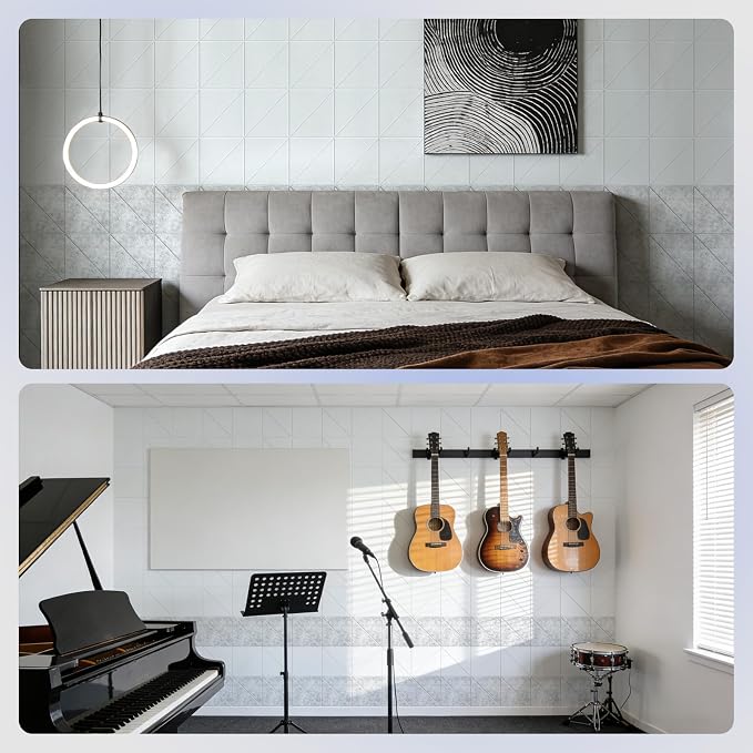 Vieshful 20 PackAcoustic Panels, Peel & Stick Sound Absorbing Wall Panels - Image 6