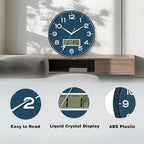 AKCISOT Wall Clock 12 Inch, Non-Ticking Silent Battery Operated Analog - Image 9