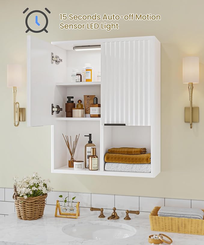 HAIOOU Bathroom Wall Cabinet - Image 4