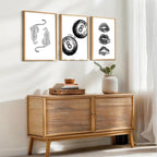 BOKPEN Trendy Black and White Leopard Canvas Wall Art, Funky Y2k Lucky 8 Ball - Image 7
