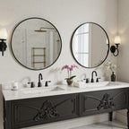 Antok 24 Inch 2PCS Round Mirror - Image 2