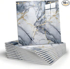 Chejiaye 10pcs Marble Peel and Stick Backsplash Waterproof Washroom Wall Panels by Chejiaye