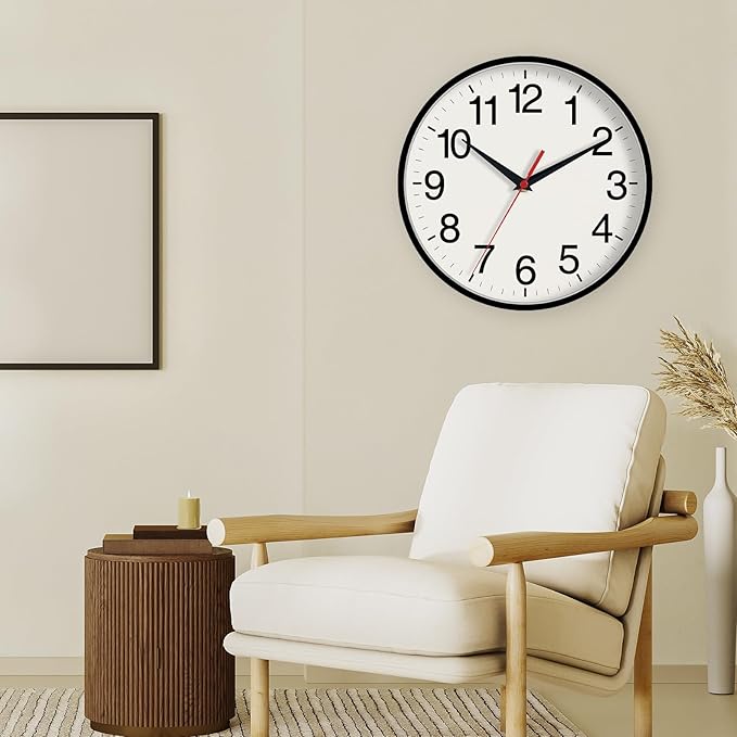 DAXSMY 16 Inch Wall Clock, Large Wall Clocks Battery Operated, Big Silent - Image 5