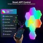 OJQ 8 Pack Hexagon Lights Wall RGB Panel - Image 2