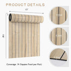 VEELIKE Sand Birch Wood Wall Panels Peel and Stick Distressed Wood Grain Slat - Image 9