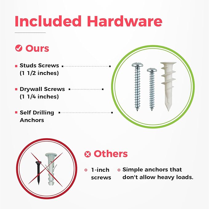 TIDYME Garage Wall Organizer | 32" Heavy-Duty Tool Storage Rack | Adjustable - Image 4