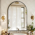 XRAMFY 32"x48" Arched Bathroom Mirror by XRAMFY