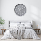 HZDHCLH Wall Clocks Battery Operated, Wall Clock Gray, 8 inch Wall Clock Silent - Image 8