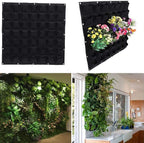 Hanging Planting Grow Bags, 49 Pockets Hanging Vertical Wall Planter Wall - Image 6