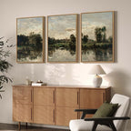 Framed Vintage Landscape Wall Art - Image 2
