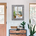 Rustic Wall Mirror Farmhouse, - Image 3