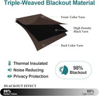 ChrisDowa Brownout Curtains 48 inches Long - Image 4
