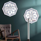 ZOLAPI 2 PCS Octagon Wall-Mounted Mirrors, Vintage Farmhouse Mirror - Image 4