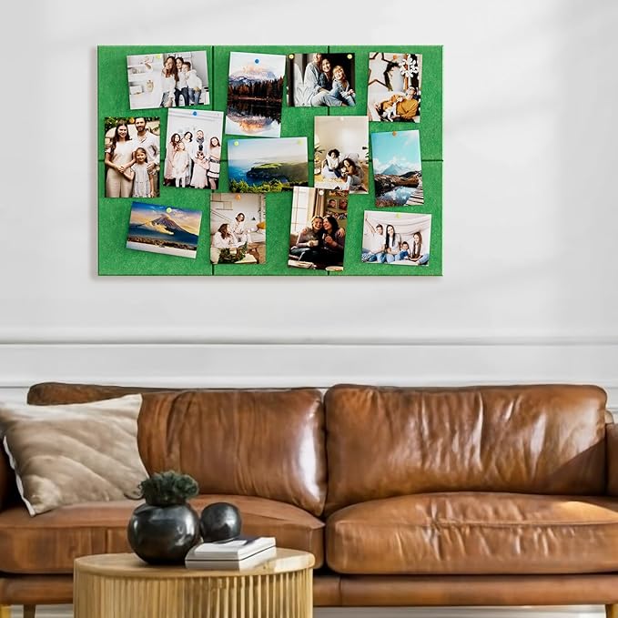 MaxGear Large Cork Board for Wall 36" x 24", Emerald Green Bulletin Board - Image 6