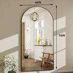 HARRITPURE 76"x46"Full Length Mirror - Image 5