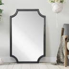 WallBeyond 24" x 36" Full Scalloped Corners Arch Rectangle Wall Mirror - Image 2