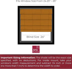 ARLO BLINDS Sheer Bamboo Roman Shades - Image 2