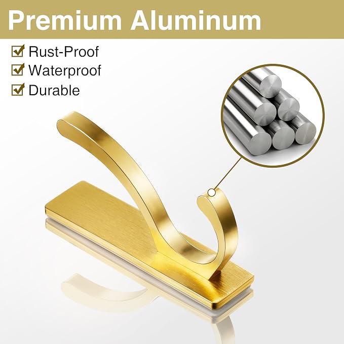 pickpiff Adhesive Wall Hooks for Towels - Image 4