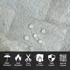 AULIGET 100 Piece Mountain Rock Peel and Stick Backsplash Wall Tiles, Laundry - Image 3
