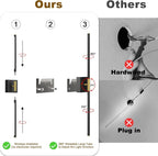 31.5 Inch Battery Operated Wall Sconce Set of Two, 8000mAh USB Rechargeable - Image 4