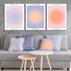 Framed 3 Color Abstract Wall Art Poster Room Aesthetics Spiritual Spiritual - Image 2