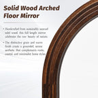 Antok Full Length Mirror 76"×41" Floor Mirror Standing Tall Mirror, Arched - Image 4