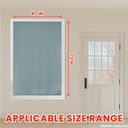 AJAZZ self Adhesive Portable 100% Blackout Curtains Simple and Easy to - Image 6