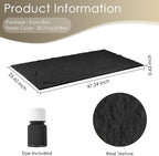 5-Pack 3D Faux Stone Wall Panels, PU Cement-Texture Wainscoting Panels - Image 2