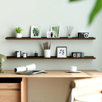 Floating Shelves for Wall Decor, Long Wall Mounted Storage Shelf for Bedroom - Image 2