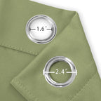 LEMOMO Blackout Curtains 66 x 84 inch/Sage Green Curtains Set of 2 - Image 5