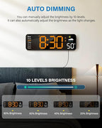 Digital Wall Clock, Digital Clock Large Display - Image 3