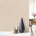 Beige Grasscloth Wallpaper Peel and Stick Vintage Grasscloth Contact Paper - Image 3