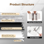 Peel and Stick Backsplash Tile Waterproof Removable PVC Wall Sticker 3D Faux - Image 6