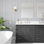 VEELIKE Light Grey Wood Slat Wall Panel Peel and Stick Wood Wall Panels - Image 3